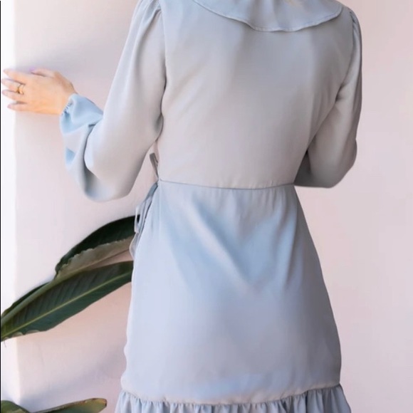 Ruffle sky blue - Picture 4 of 7